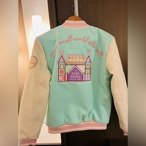NWT Disney Parks x Stoney Clover Lane It’s A Small World Varsity Jacket